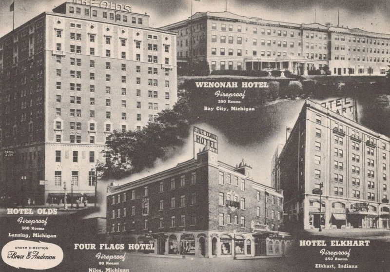 Wenonah Hotel - Vintage Postcard